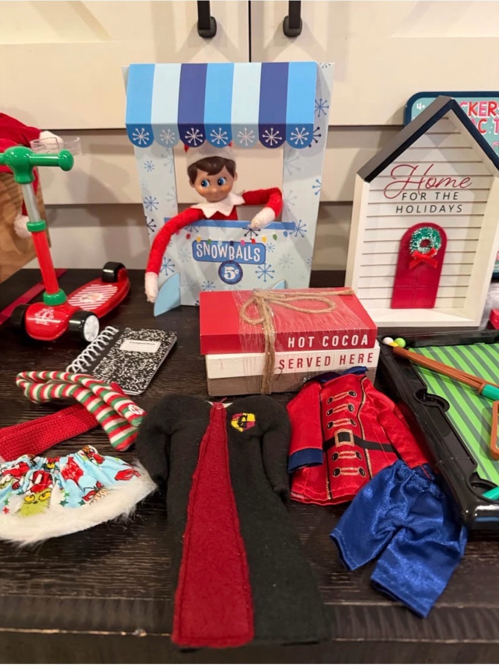 Elf on the Shelf Doll PLUS Clothes and Props